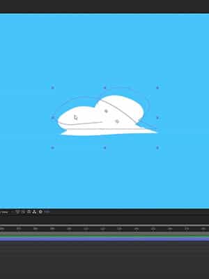 cover photo for Creating Clouds By Using Turbulant Displace in After Effects